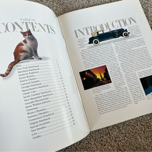 1988 US Postal Service Mint Set of Commemorative Stamps & Book - Picture 2 of 6